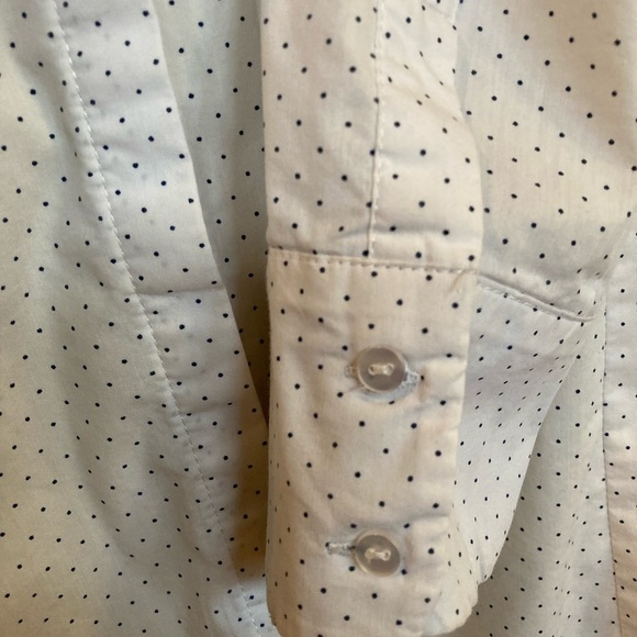 RESERVED polka dot button down dress shirt - Picture 3 of 4